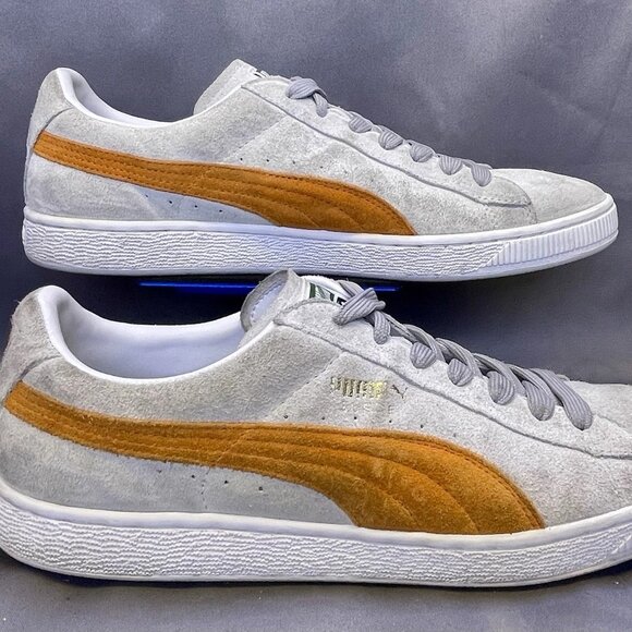 Puma Suede Archive Eco Gray Violet Harvest Pumpkin Mens Size 14 main image 9